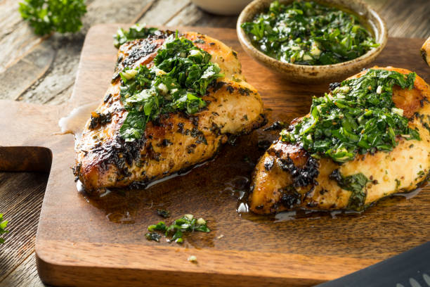 istock Homemade Grilled Chimichurri Chicken Breast 1155962934