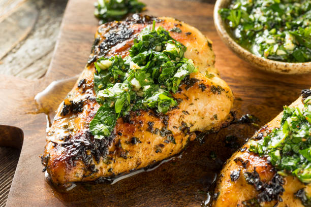istock Homemade Grilled Chimichurri Chicken Breast 1155963159