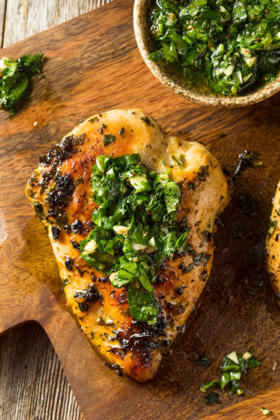 istock Homemade Grilled Chimichurri Chicken Breast 1155963185