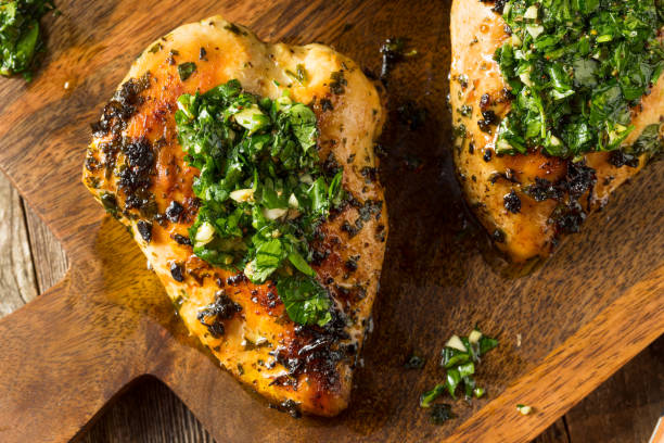 istock Homemade Grilled Chimichurri Chicken Breast 1155963836