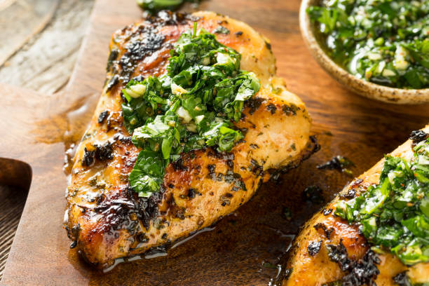 istock Homemade Grilled Chimichurri Chicken Breast 1155963901