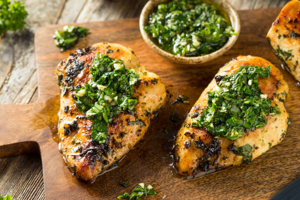 istock Homemade Grilled Chimichurri Chicken Breast 1155963966