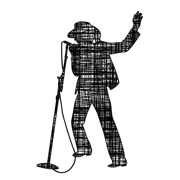 ilustrações de stock, clip art, desenhos animados e ícones de country rock crosshatch - musica sertaneja