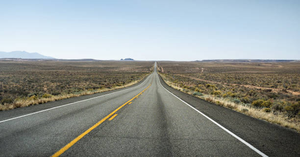 istock Open desert road in Utah 1155966288