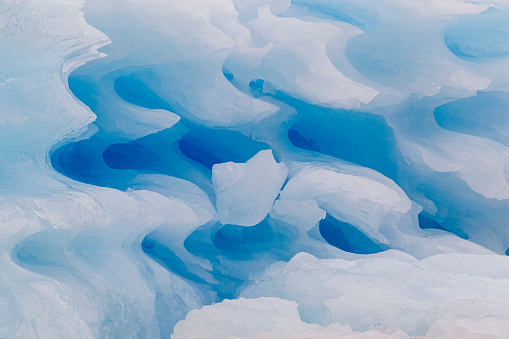 Detail of iceberg in LeConte Bay southeast Alaska