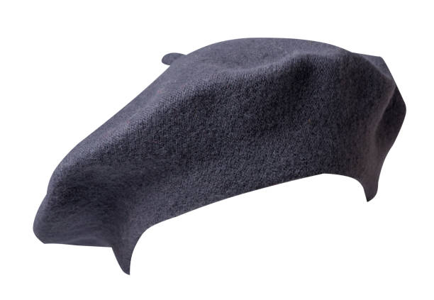 istock Beret isolated on white background. hat female beret 1155975770