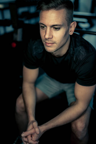 istock Resting Athlete in Fitness 1155977513