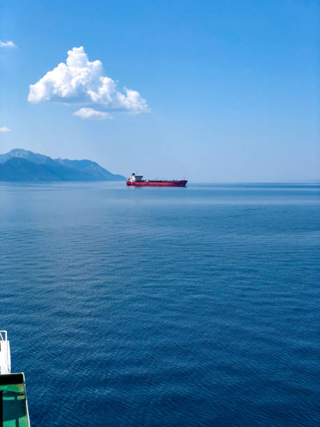 istock Nautical Vessel Delivering Goods 1155979795
