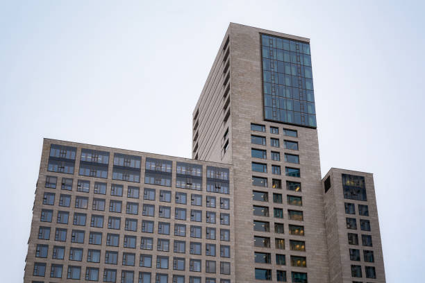 istock Modern skyscrapers as residential and office architecture Berlin copy space 1155980602