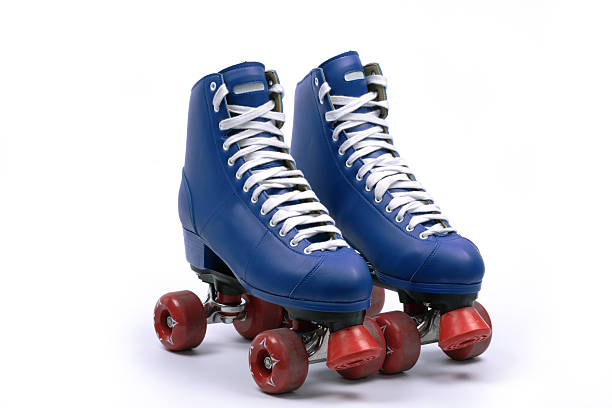 Quad skates, isolated stock photo