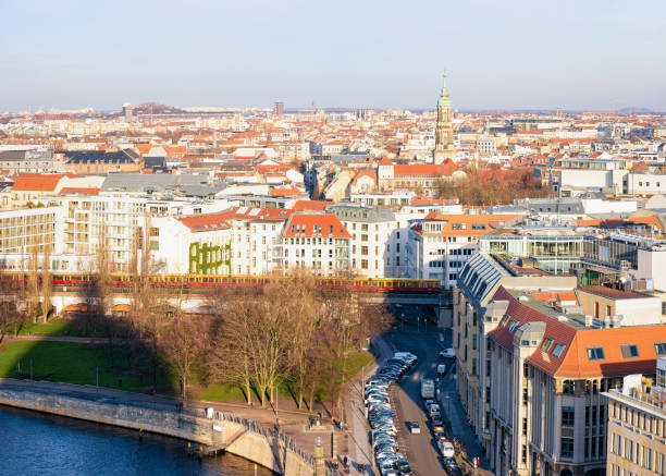 istock Cityscape with Spree Riverfront in German Mitte City centre Berlin 1155986450