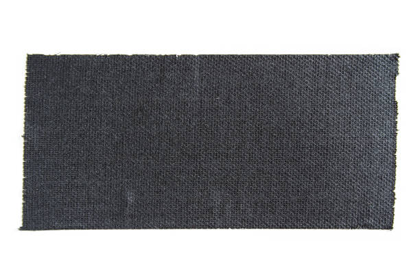 istock Black matte cloth gaffer tape isolated on white background. 1155988135