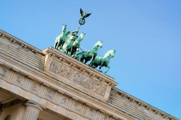 istock Fragment of Brandenburg gate in Berlin Germany 1155988214
