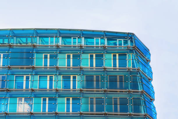 istock Modern apartment house business building architecture Berlin Germany 1155988215