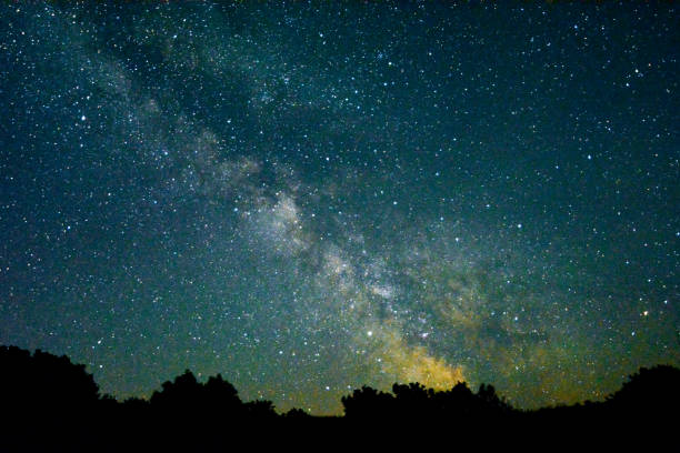 와이트 섬의 은하수 - astronomy 뉴스 사진 이미지