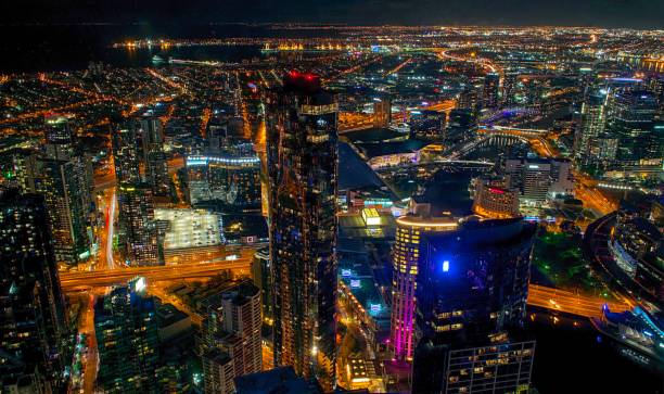 istock A wonderful view on Melbourne City in Australia at night 1155998917