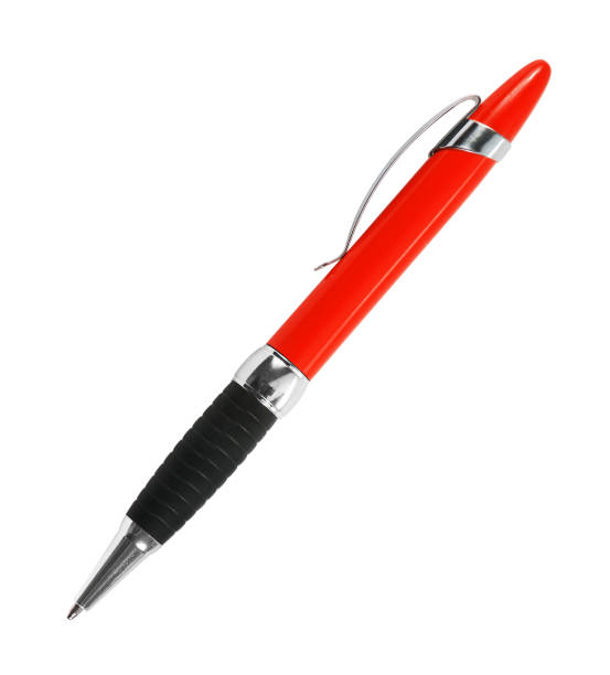 istock red pen pen isolated on white background 1156003942