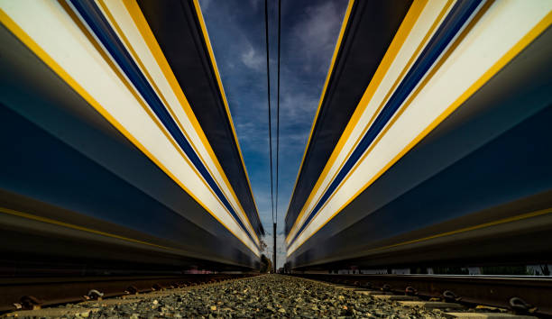 High Speed Rail stock photo