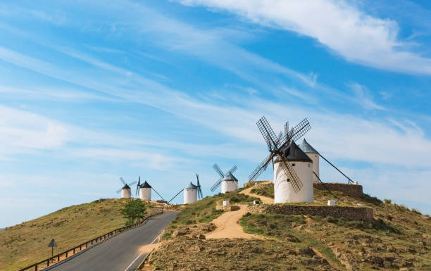 istock Don Quixote Windmills in Consuegra 1156015787