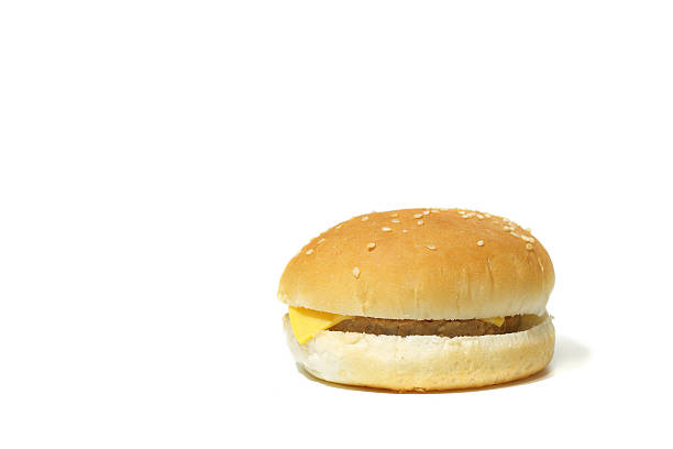 Simple Cheeseburger Stock Photo - Download Image Now - Simplicity,  Cheeseburger, Sparse - iStock