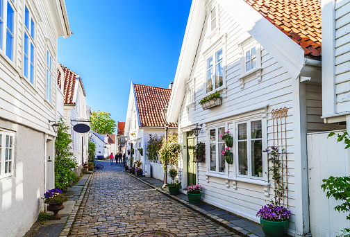 Norway, Scandinavia, Stavanger, Architecture, Blue