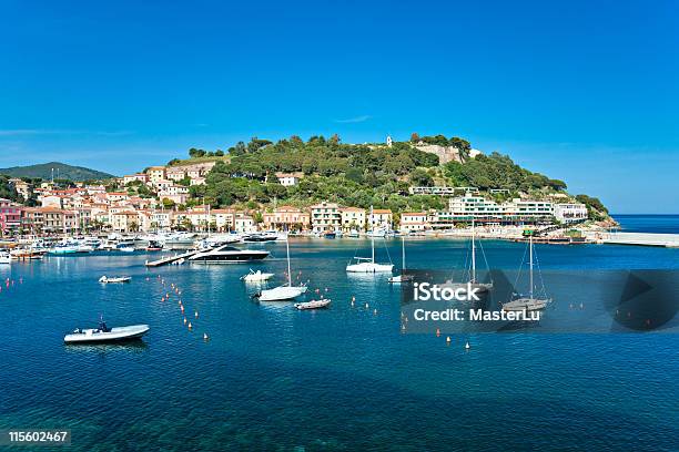 Portoazzurro Isle Of Elba Italy Stock Photo - Download Image Now - Porto Azzurro, Bay of Water, Beauty In Nature