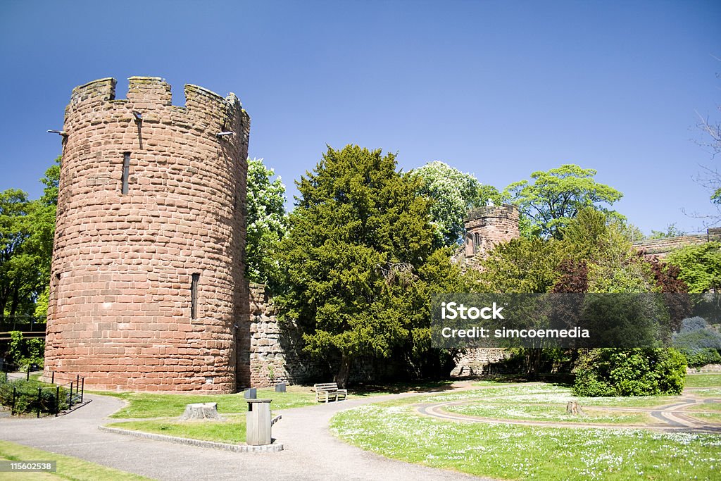 Water Tower e os jardins pelas paredes em Chester - Foto de stock de Chester - England royalty-free