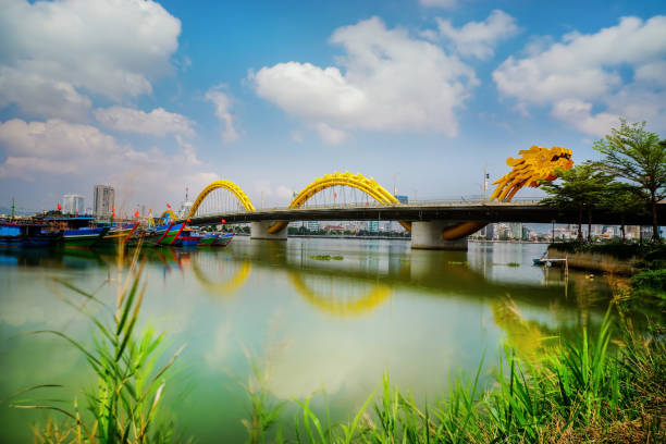 istock Danang, Vietnam: View of Dragon bridge. 1156033357