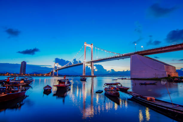 istock View of Danang city at sunset. 1156033409