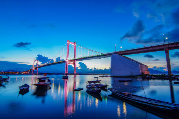 istock View of Danang city at sunset. 1156033545