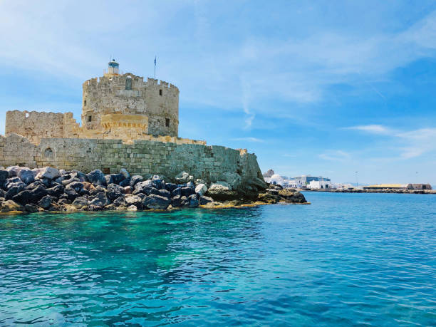 istock Fort of St. Nicholas in Mandaki Harbor 1156034325