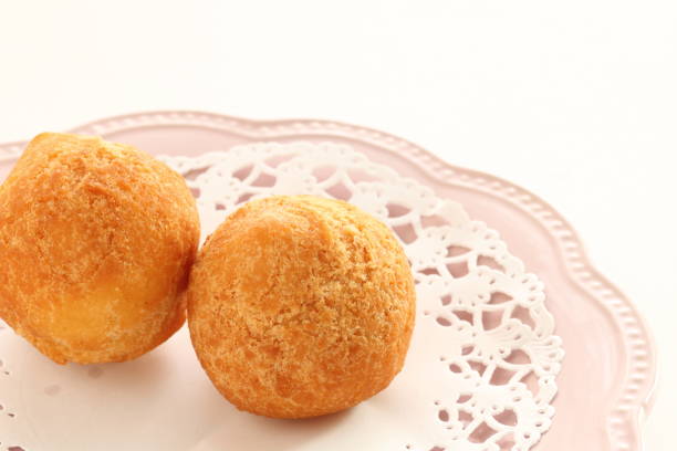 istock Okinawa food, deep fried red bean paste ball 1156035692