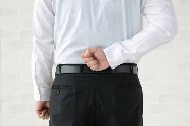 istock Business man with back pain 1156037680