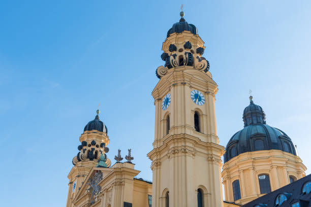 Towers of Theatine Church of St. Cajetan in Munich, Germany