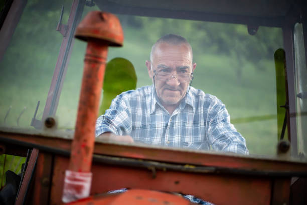 istock The farmer is preparing to work in the field 1156037848