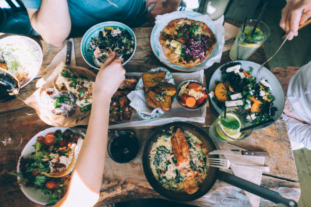 istock Tasty lunch with friends 1156038057