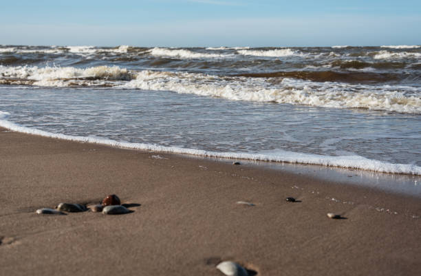 istock Pebble stones by the sea. 1156039138