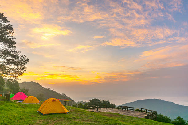 istock Camping tent Doi Ang Khang National Park 1156054285