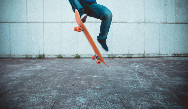 istock one skateboarder skateboarding at city 1156058823