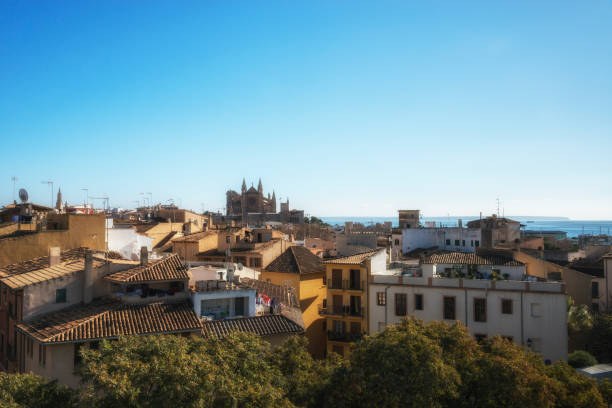 istock Panoramic view of Palma de Mallorca, Balearic islands, Spain 1156060857