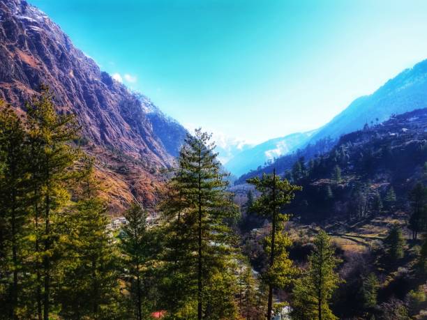 カソルトッシュマナリ日記 - mountain himalayas india cabin ストックフォトと画像