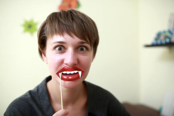 istock Person at party halloween 1156065307