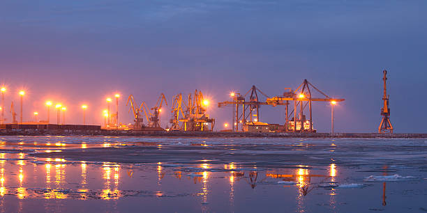 istock Industrial sea port 115606658