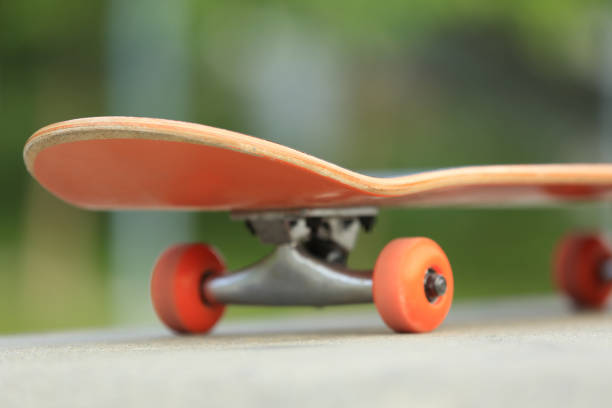 istock Skateboard on skatepark ready for riding 1156066659