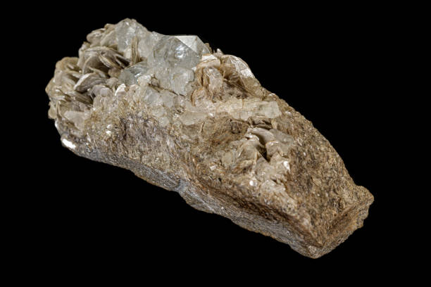 istock Macro stone Topaz mineral on a black background 1156067276