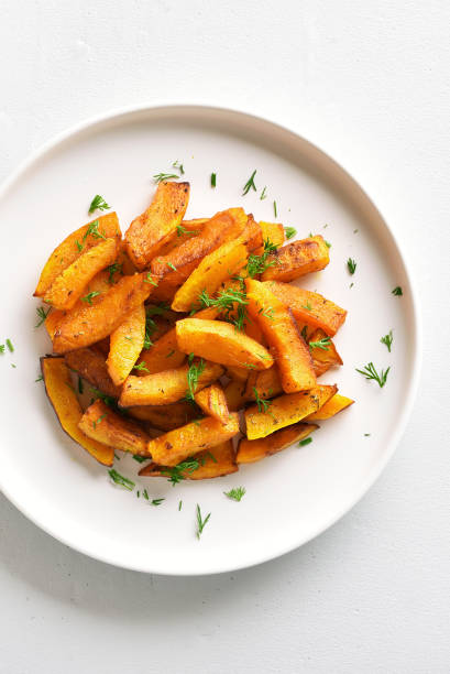 istock Baked pumpkin slices 1156070222