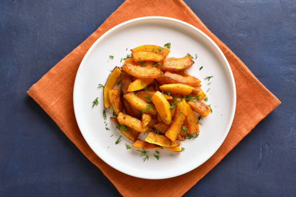 istock Baked pumpkin slices 1156070238