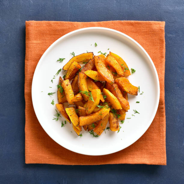 istock Baked pumpkin slices 1156070248