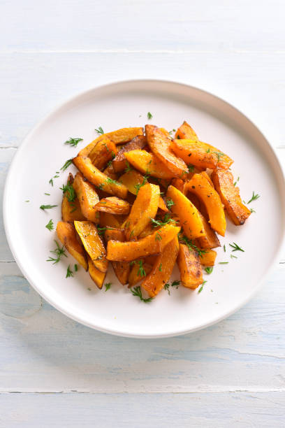 istock Baked pumpkin slices 1156070258