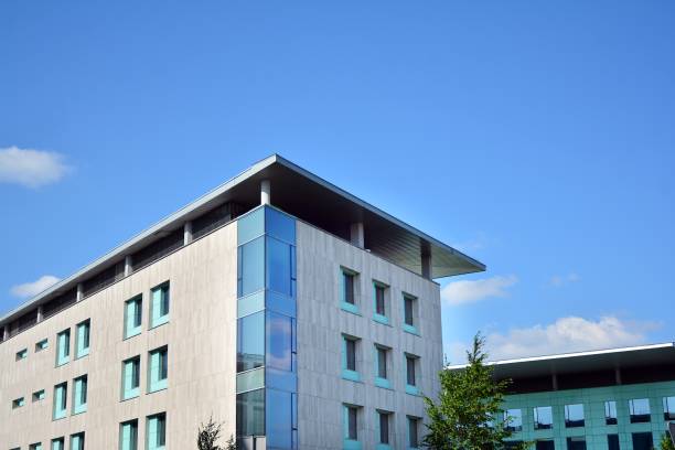 istock Modern corporate architecture - business and success concept 1156070316